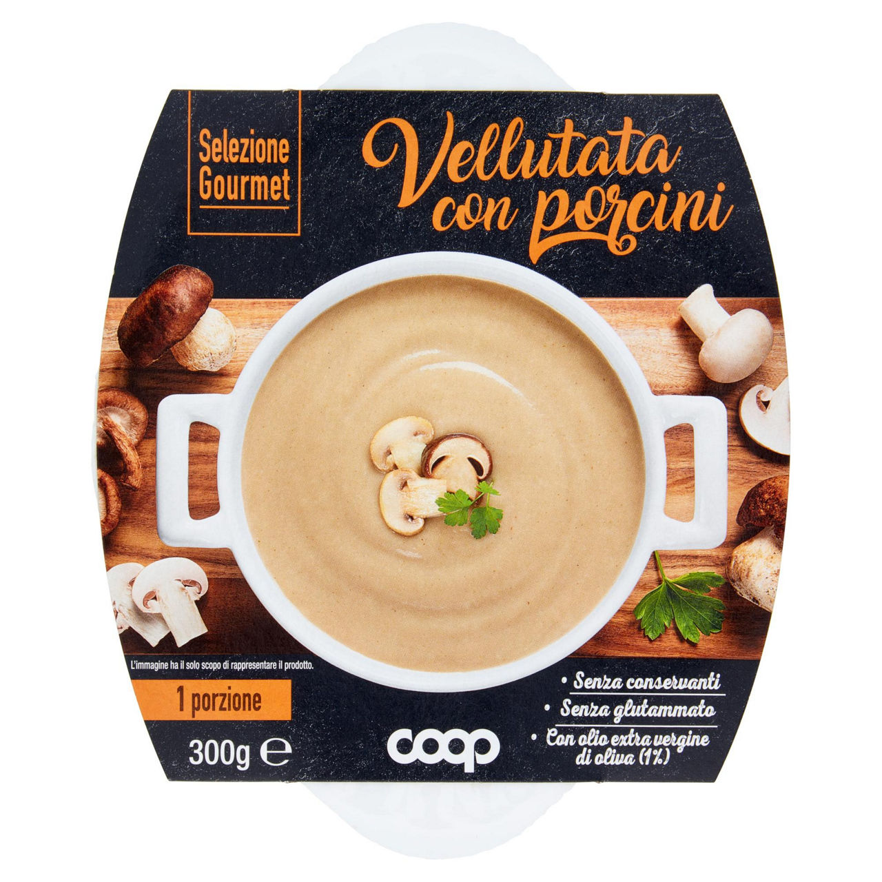 Vellutata con porcini 300 gr - Immagine 01