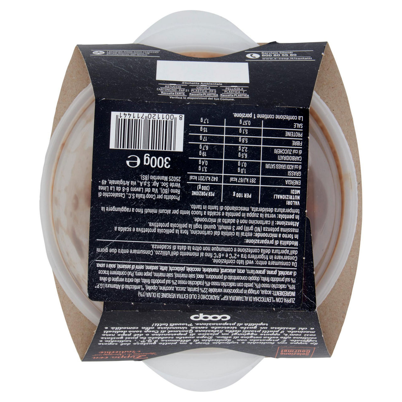 Zuppa con Lenticchie di Altamura IGP e radicchio 300 gr - Immagine 41