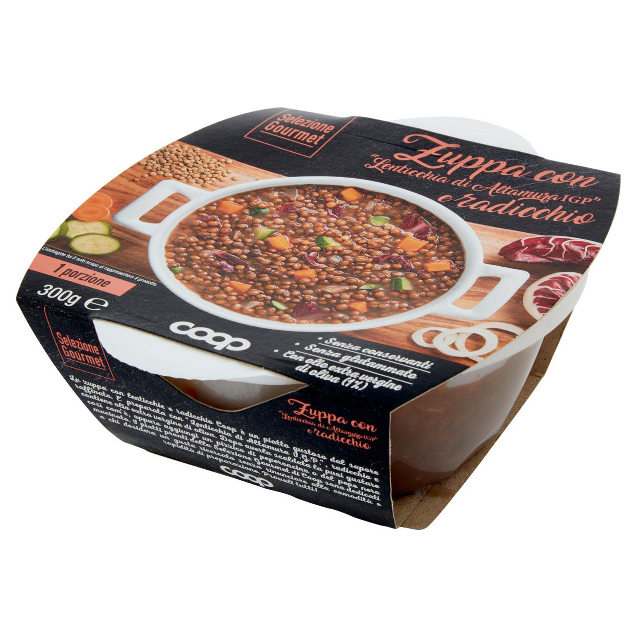 Zuppa con Lenticchie di Altamura IGP e radicchio 300 gr - Immagine 11