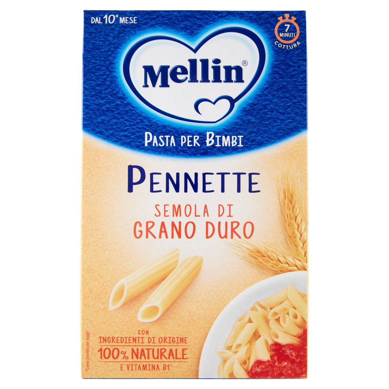 Pasta per bimbi pennette di semola di grano duro 280 gr - Immagine 01