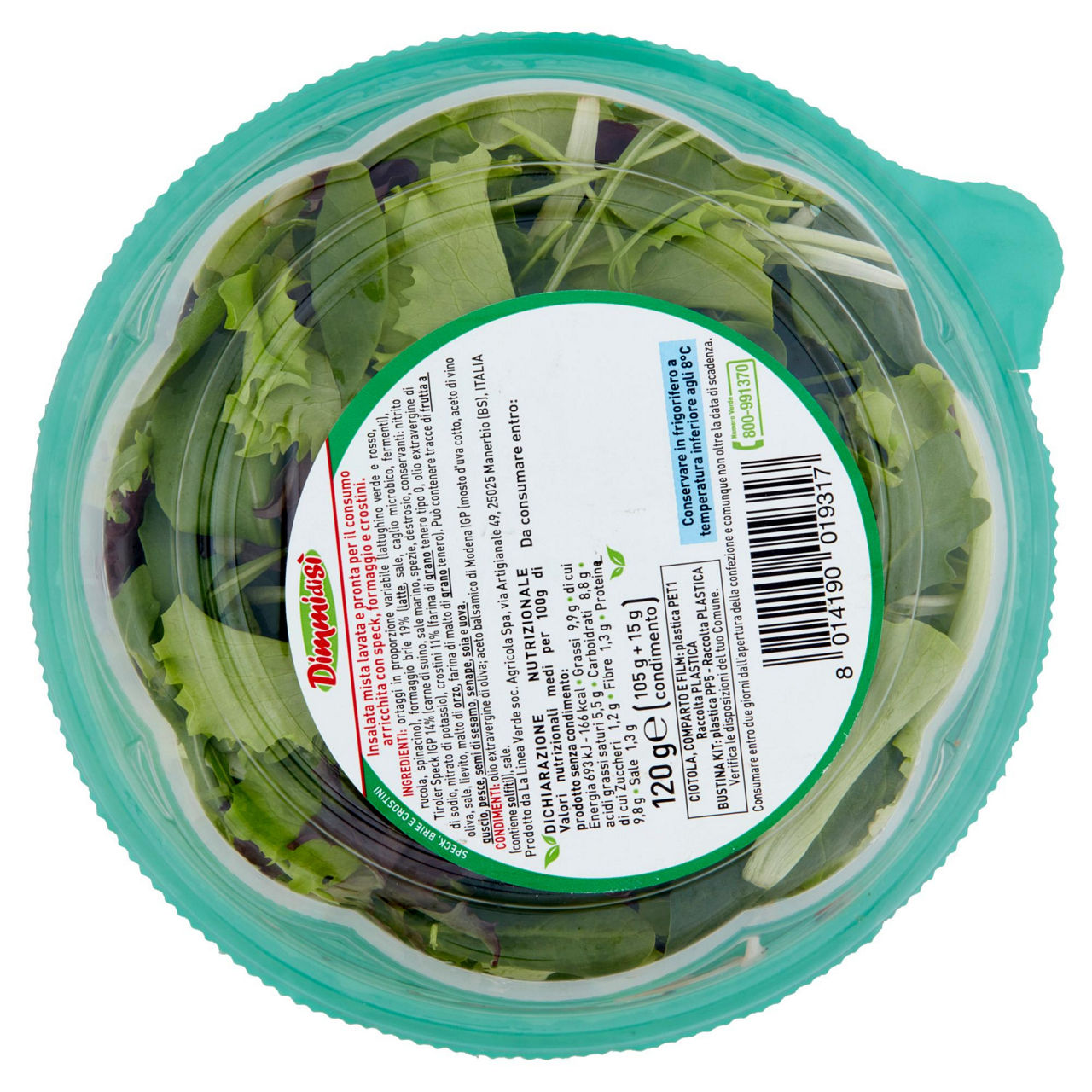 Insalata mista speck e brie con crostini 120 gr - Immagine 31