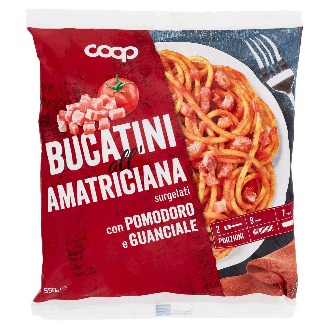 Bucatini all'Amatriciana surgelati 550 gr