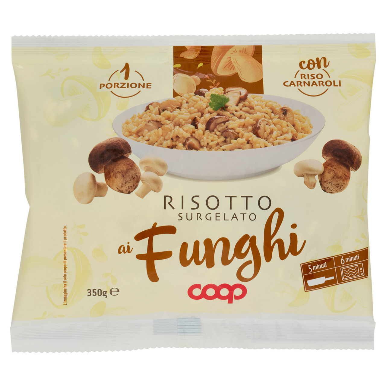 Risotto ai funghi surgelato 350 gr - Immagine 01