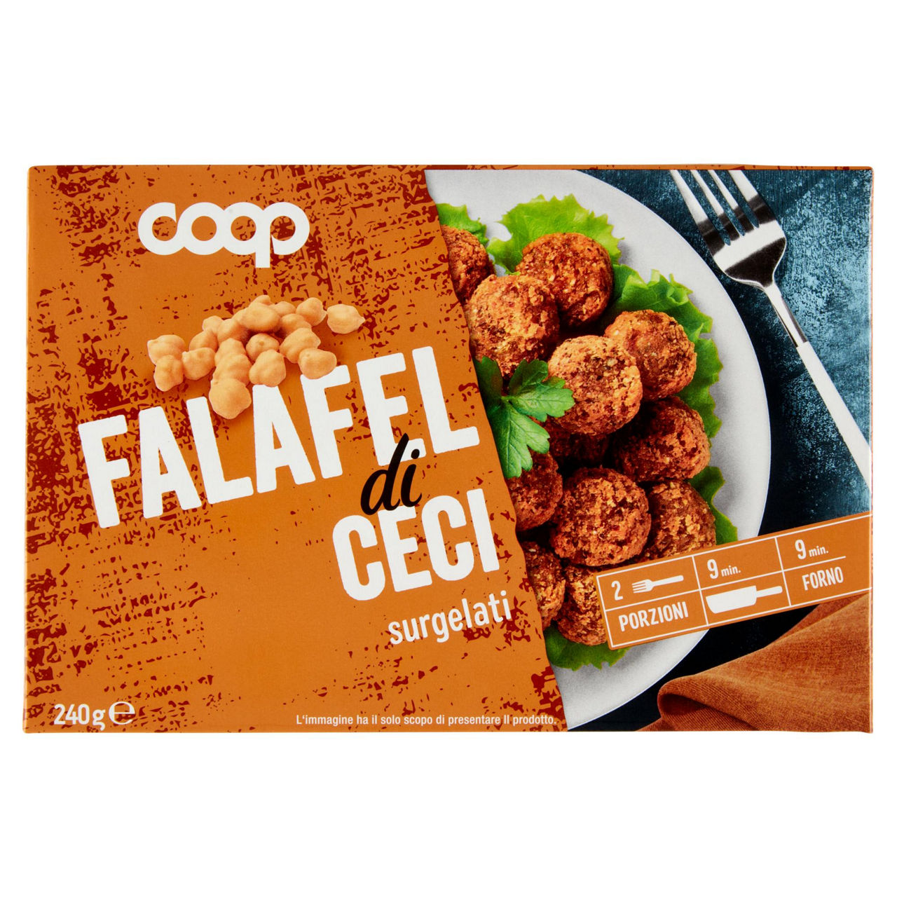 Falafel di ceci surgelati 240 gr - Immagine 01