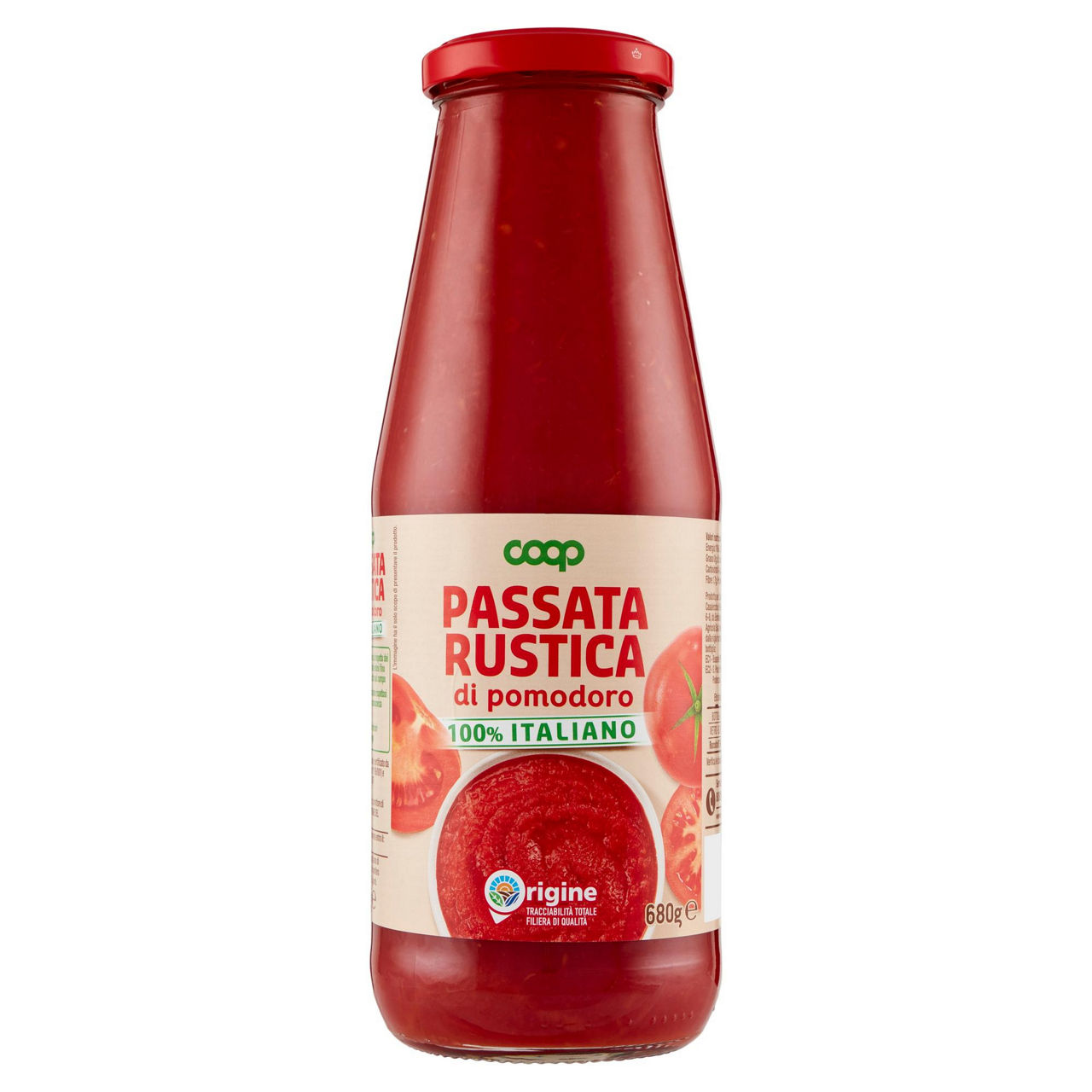 Passata di pomodoro rustica coop g680 - Immagine 01