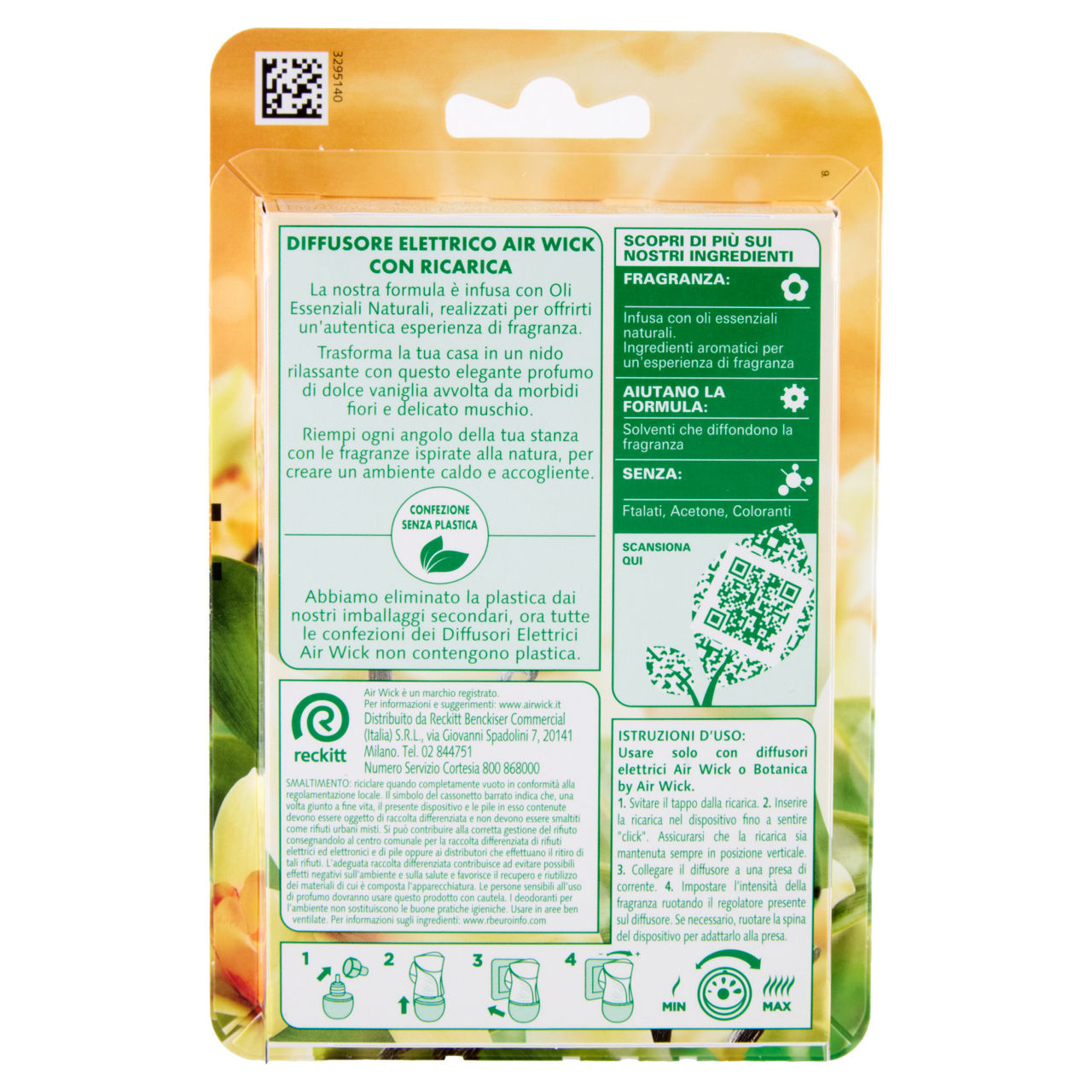 Diffusore elettrico per ambiente vaniglia e the bianco 19 ml - Immagine 41