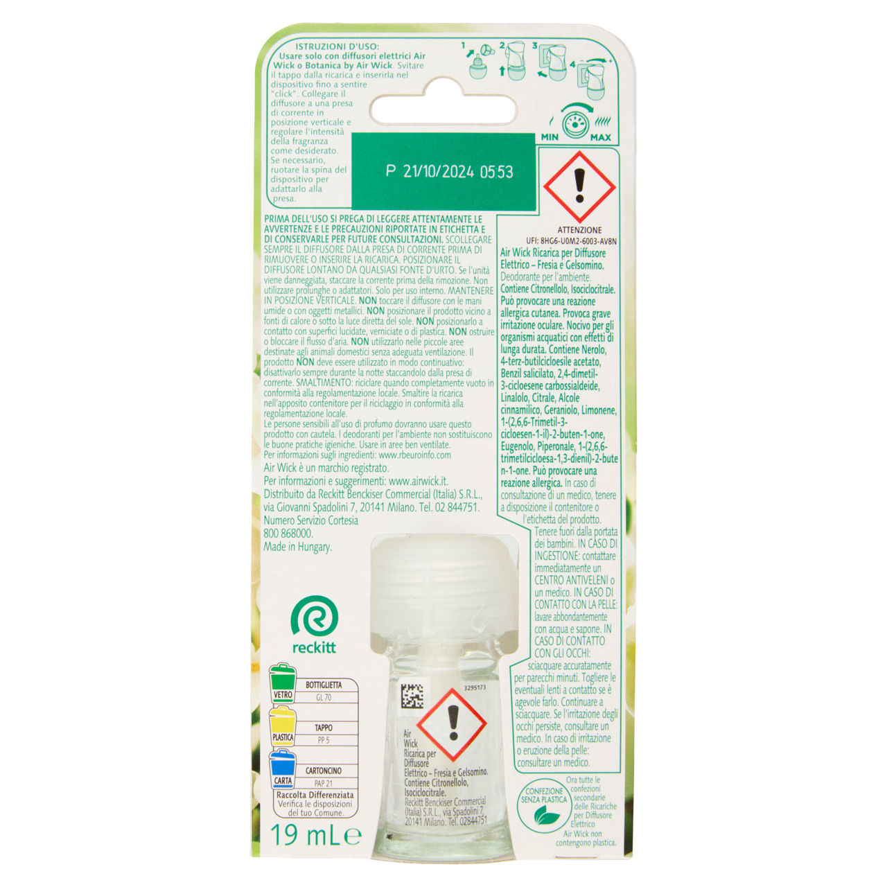 Ricarica per diffusore elettrico per ambiente fresia e gelsomino 19 ml - Immagine 41