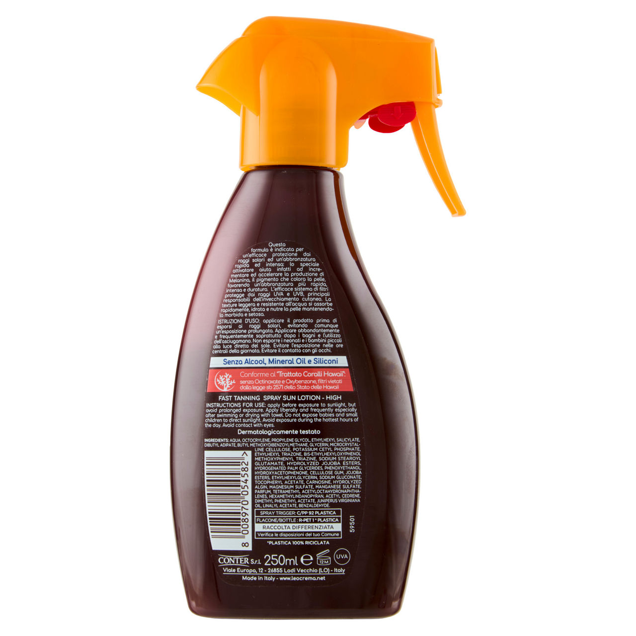 Solare leocrema abbronzatura rapida spray spf30 ml 250 - Immagine 31