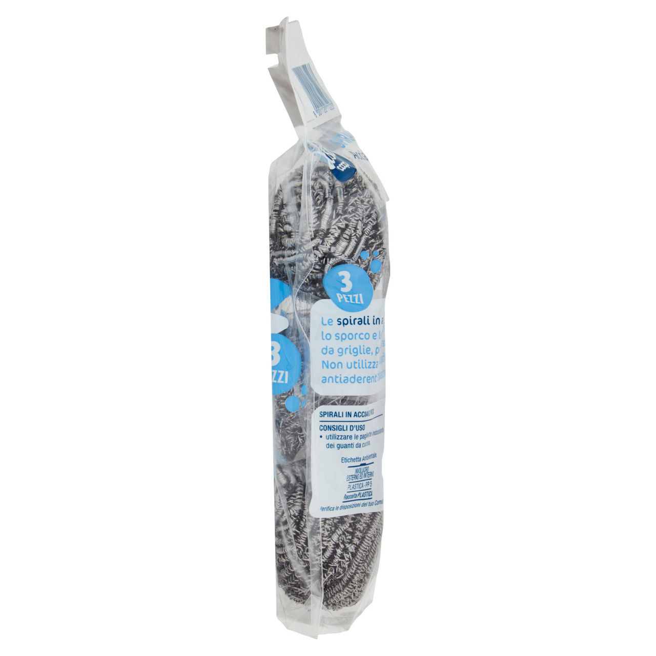 Pagliette spirali in acciaio inox 3 pz - Immagine 51