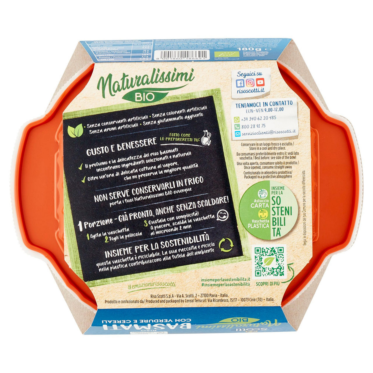 Riso basmati con verdure e cereali naturalissimi bio riso scotti g180 - Immagine 61