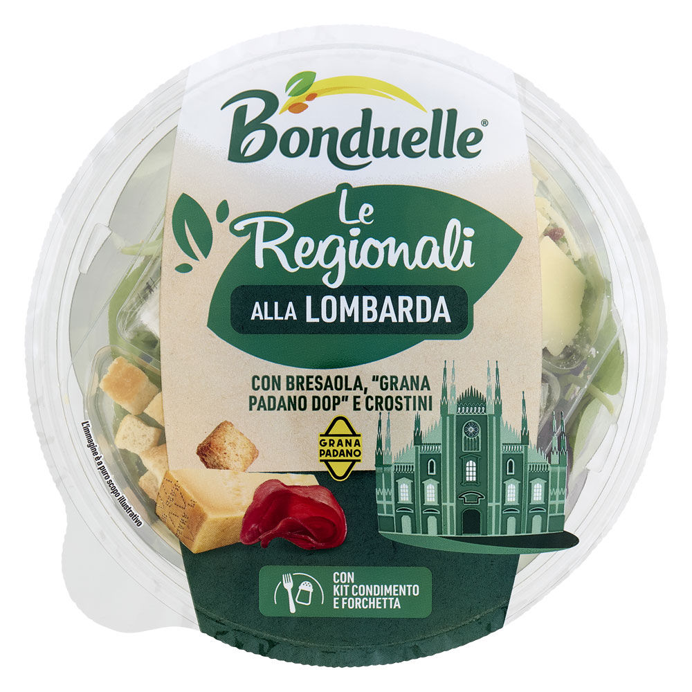 Insalata alla lombarda con bresaola grana e crostini 130 gr - Immagine 01