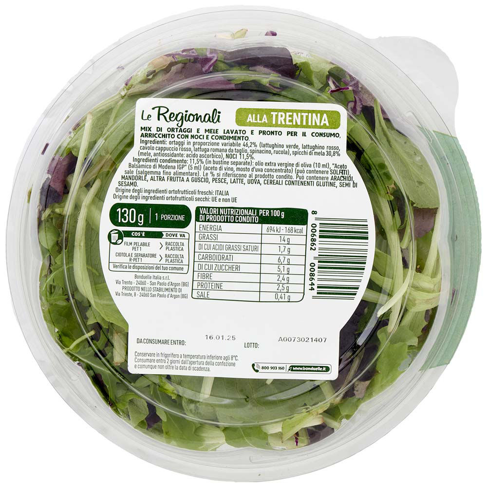 Insalata alla trentina con mele e noci 130 gr - Immagine 21