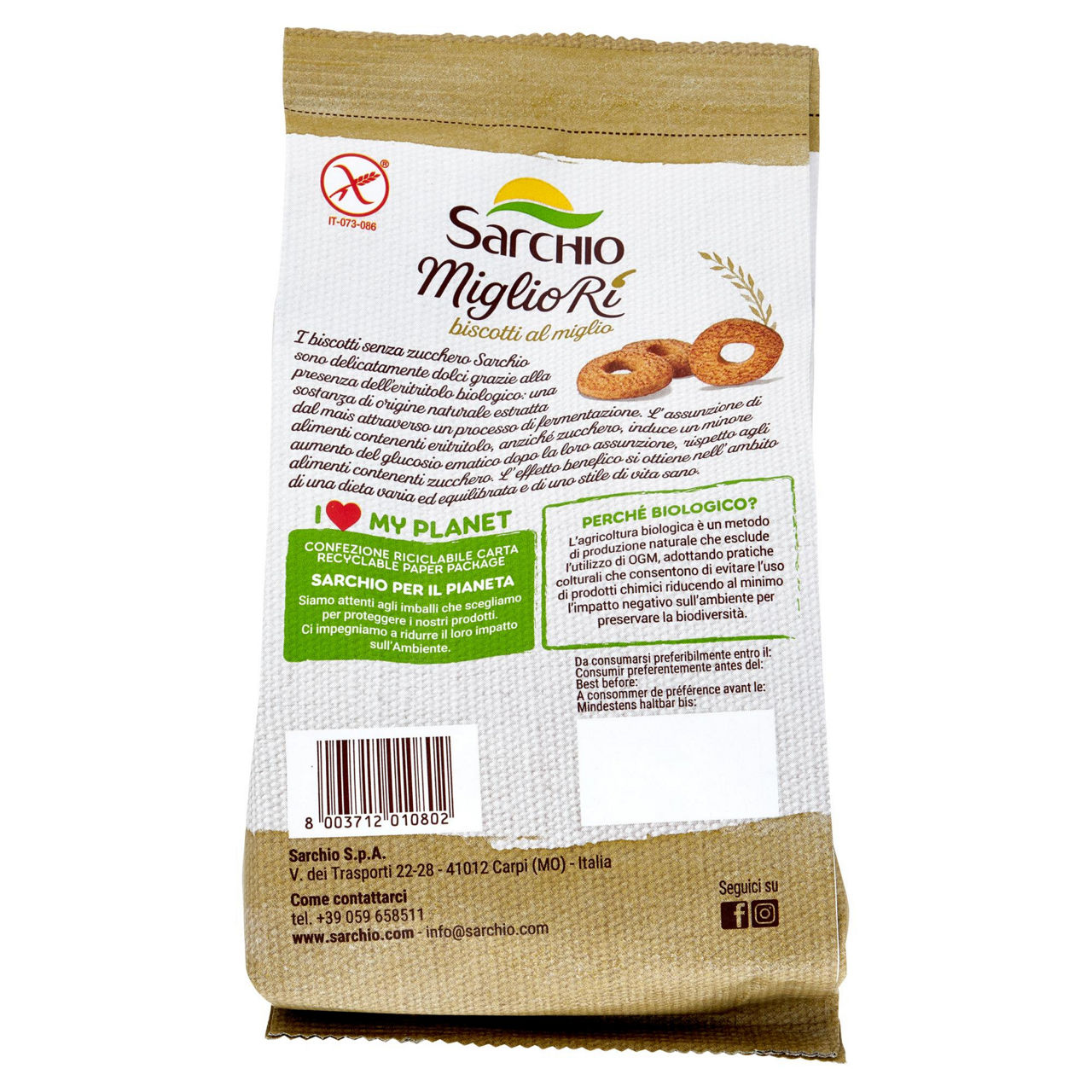 Biscotti al miglio Migliorì bio 200 gr - Immagine 41