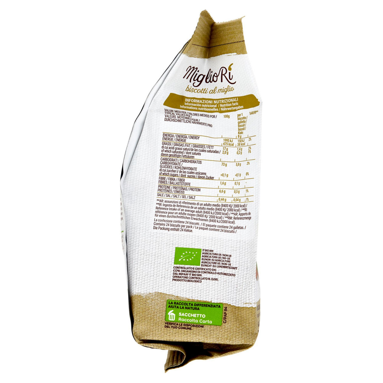 Biscotti al miglio Migliorì bio 200 gr - Immagine 21