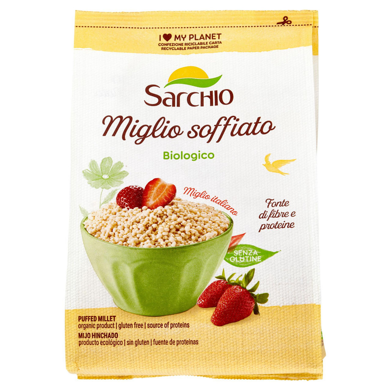 Miglio soffiato bio sarchio g100 - Immagine 01