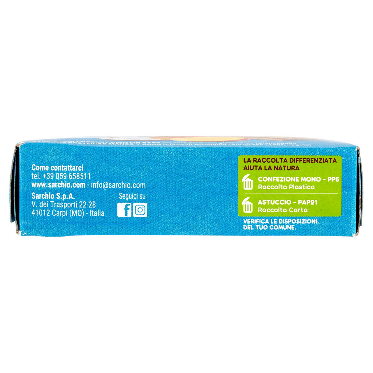 Barrette proteiche mango e cocco bio 135 gr - Immagine 31