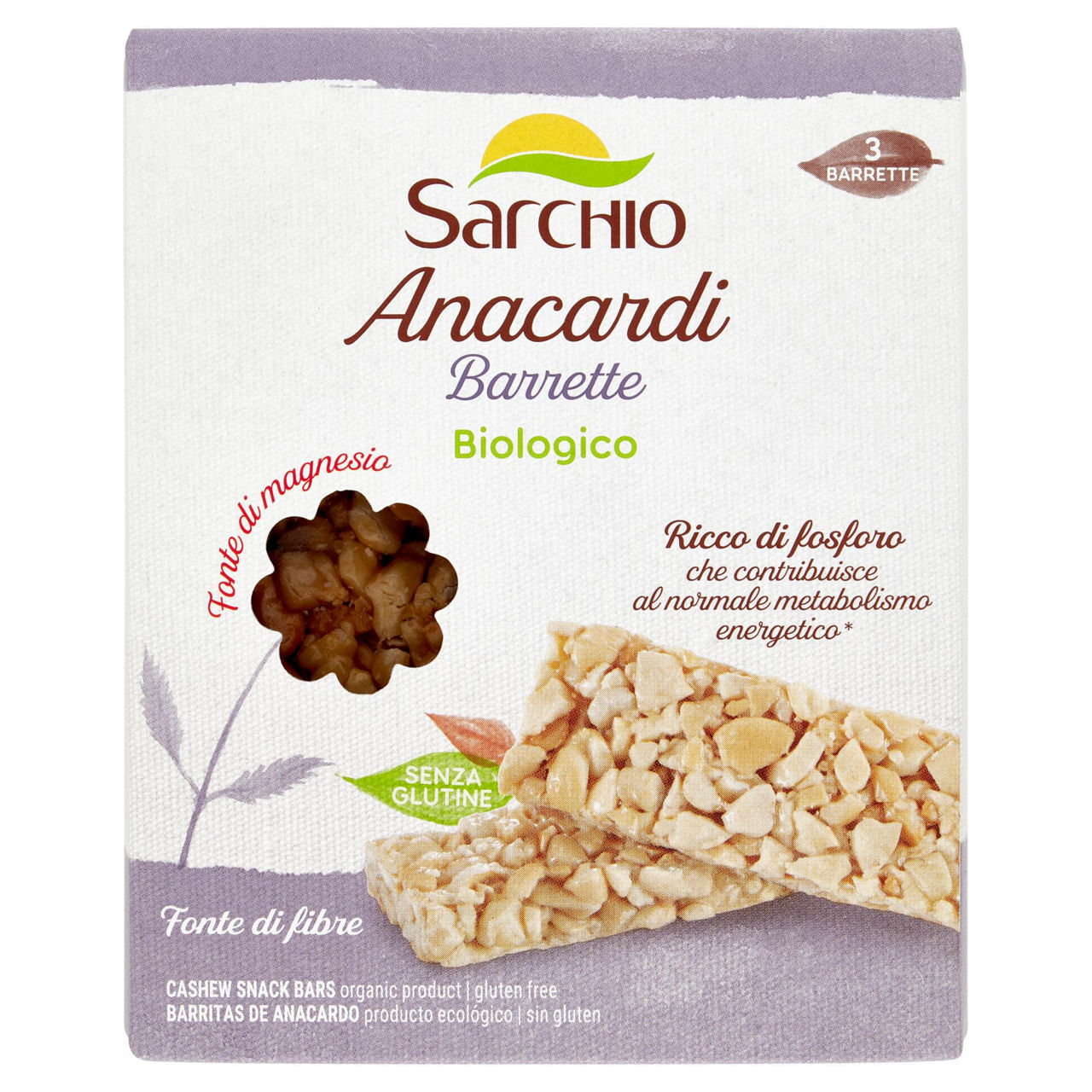 Barretta di anacardi bio 75 gr - Immagine 01