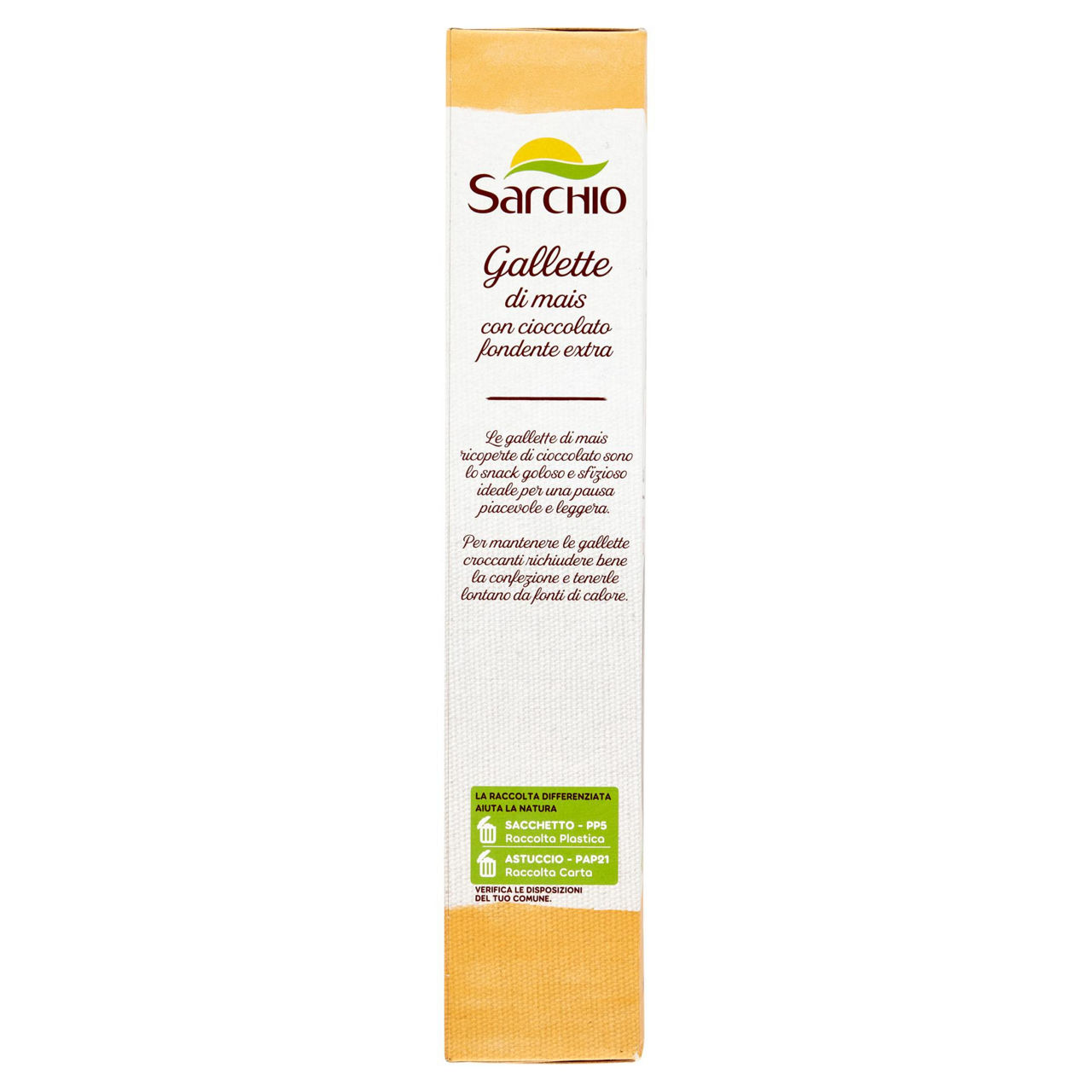 Gallette di mais con cioccolato fondente extra bio 95 gr - Immagine 11