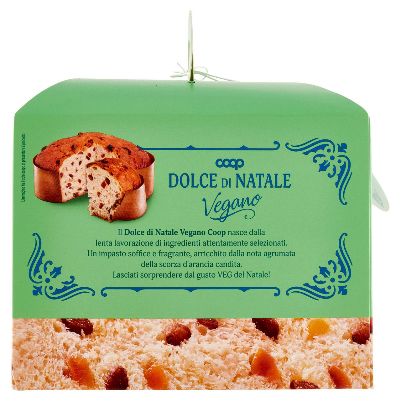 Panettone vegano dolce di Natale con uvetta e cubetti di arancia 750 gr - Immagine 21