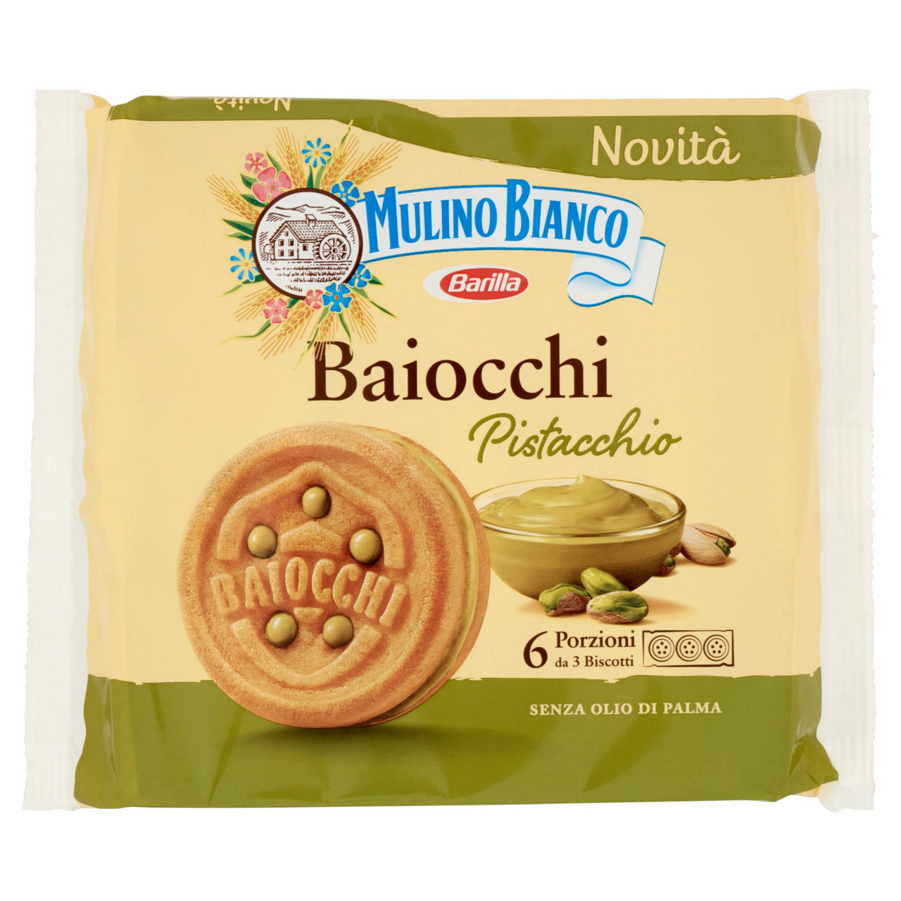 Biscotti Baiocchi al pistacchio 168 gr - Immagine 01
