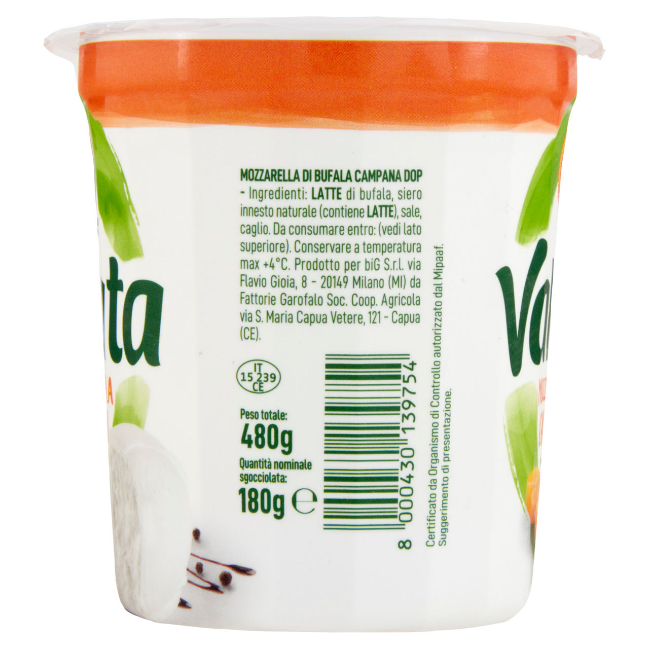 Mozzarella di Bufala Campana DOP 180 gr - Immagine 31