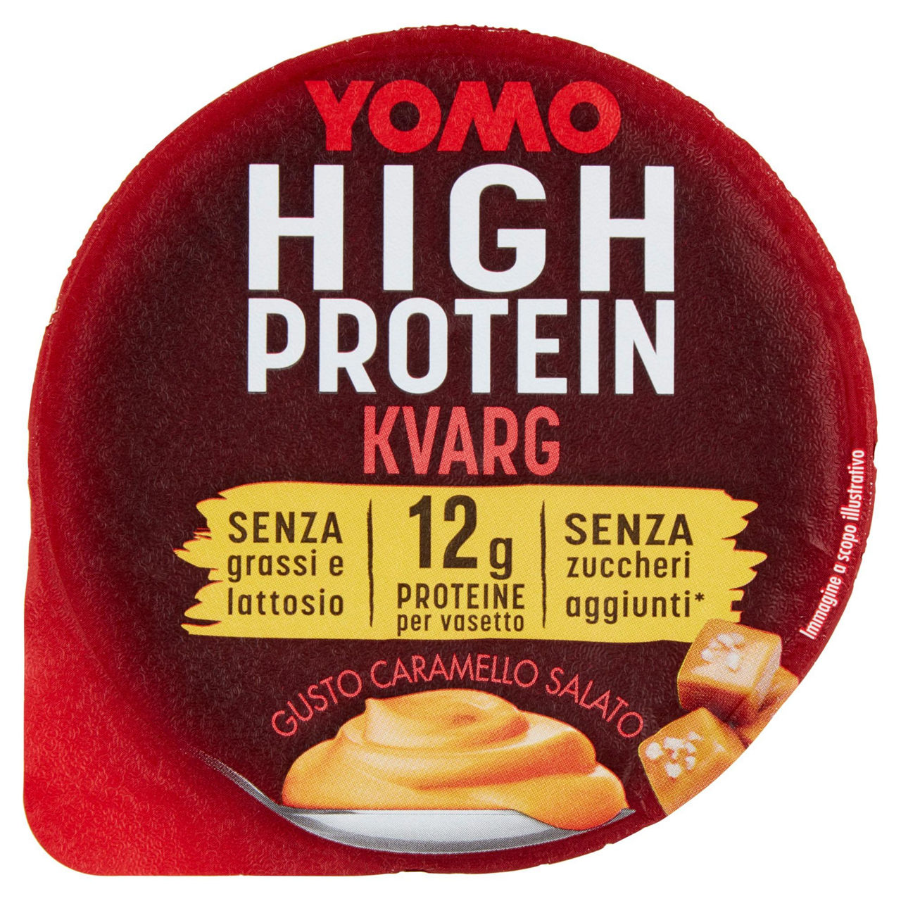 Yogurt proteico senza grassi al caramello salato 140 gr - Immagine 01