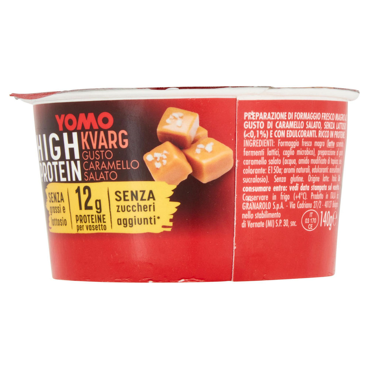 Yogurt proteico senza grassi al caramello salato 140 gr - Immagine 21