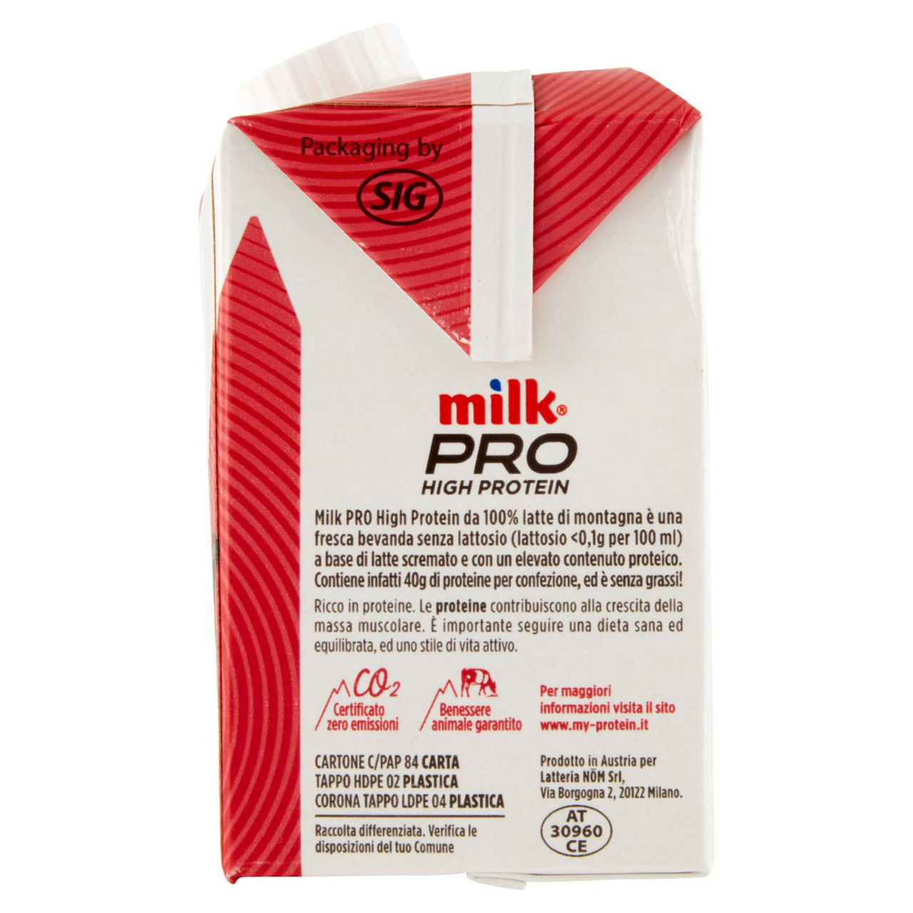 Latte proteico di montagna zero grassi 500 ml - Immagine 11