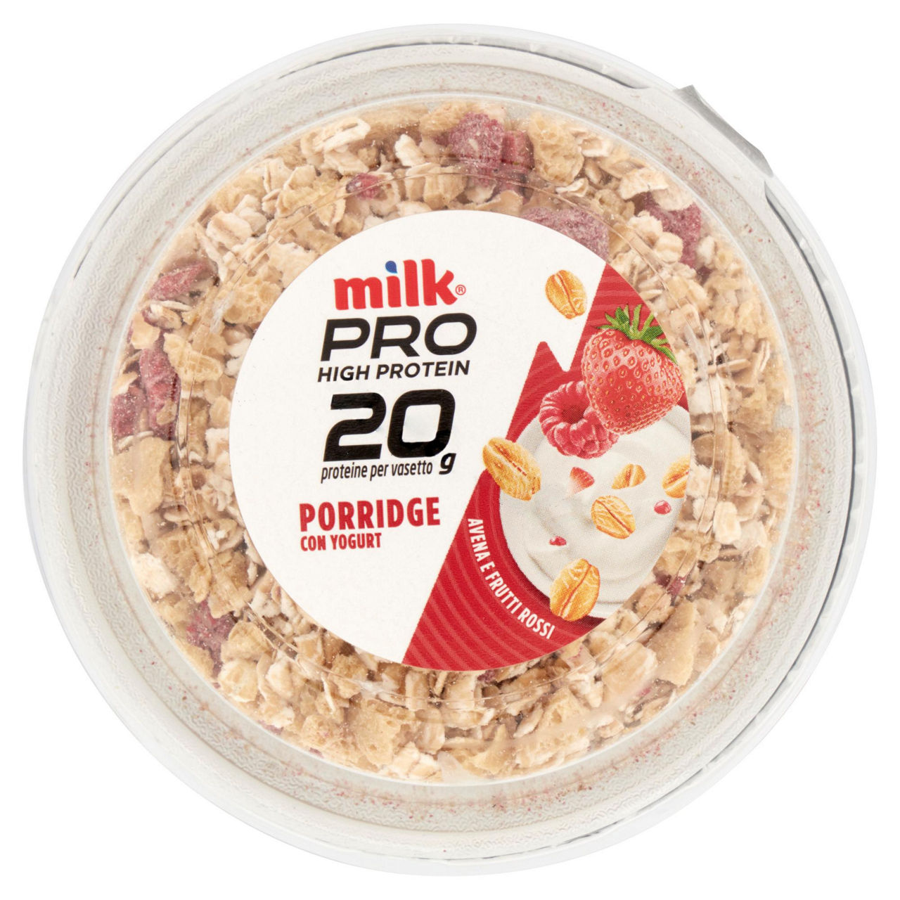Yogurt proteico versione porridge con avena e frutti rossi 200 gr - Immagine 11