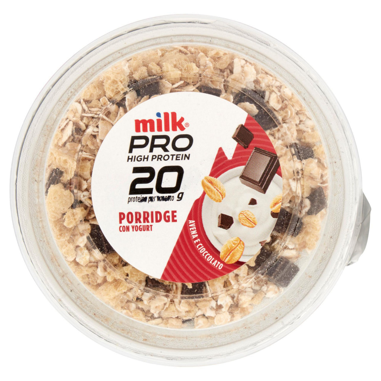 Yogurt magro proteico con fiocchi d'avena e cioccolato 200 gr - Immagine 51