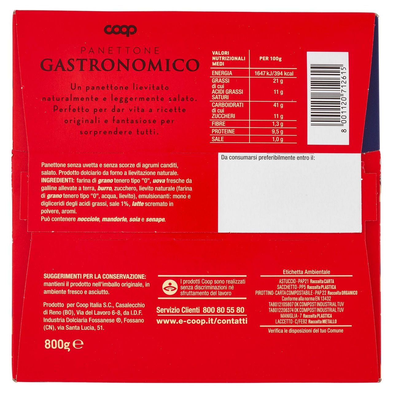 Panettone gastronomico salato 800 gr - Immagine 61