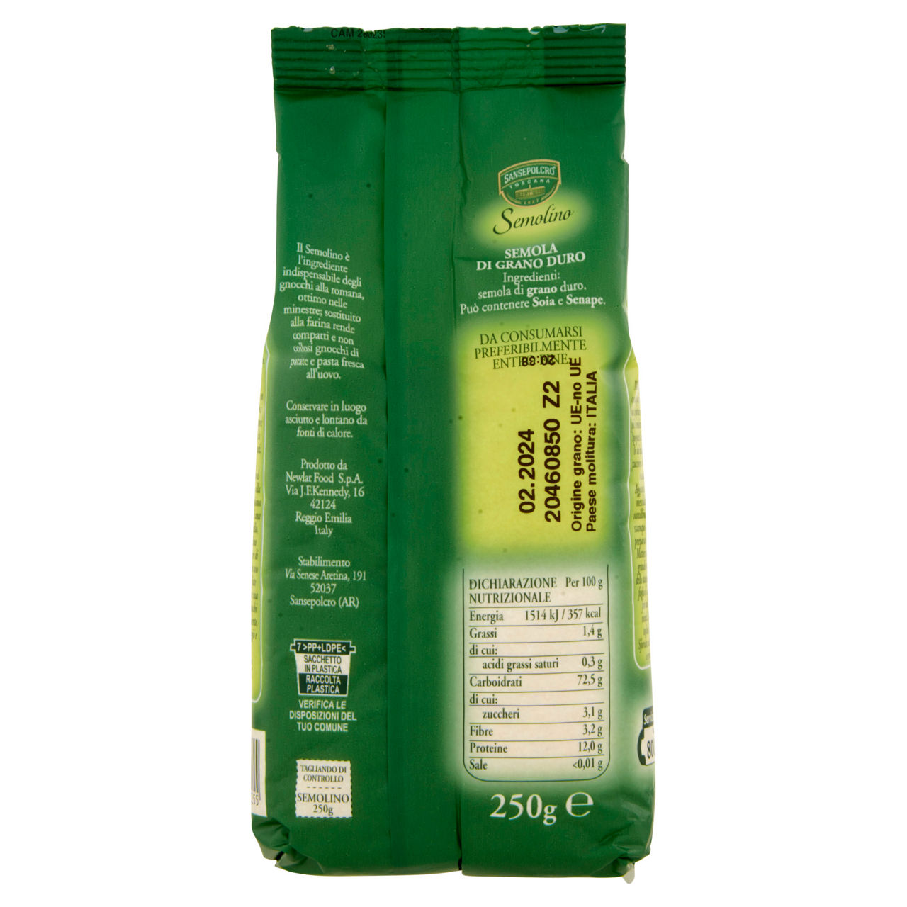 Semolino di grano duro sansepolcro toscana sacchetto g. 250 - Immagine 51