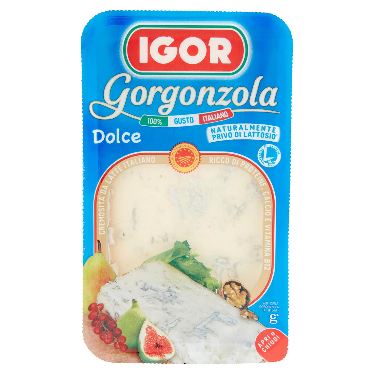 Formaggio Gorgonzola DOP dolce 200 gr - Immagine 01