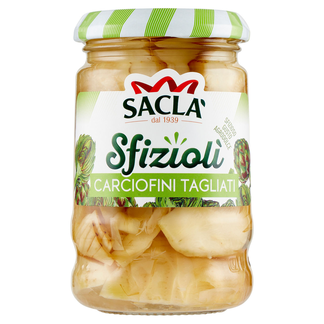 Carciofini tagliati in agrodolce 205 gr