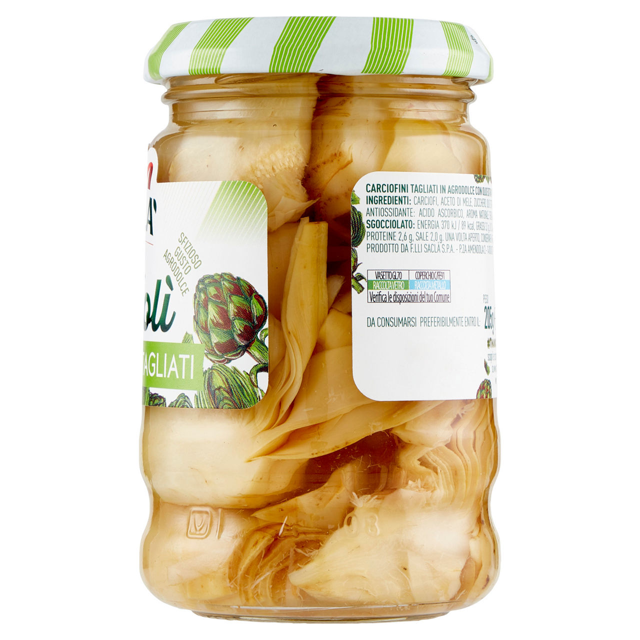 Carciofini tagliati in agrodolce 205 gr - Immagine 31