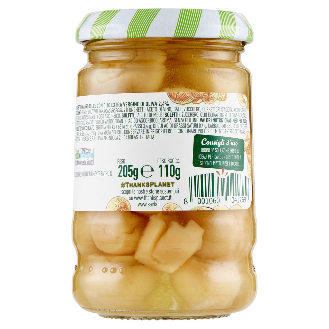 Funghetti in agrodolce 205 gr - Immagine 21