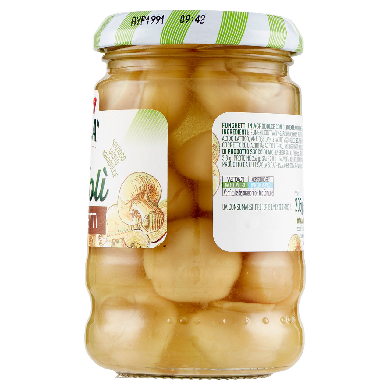 Funghetti in agrodolce 205 gr - Immagine 31