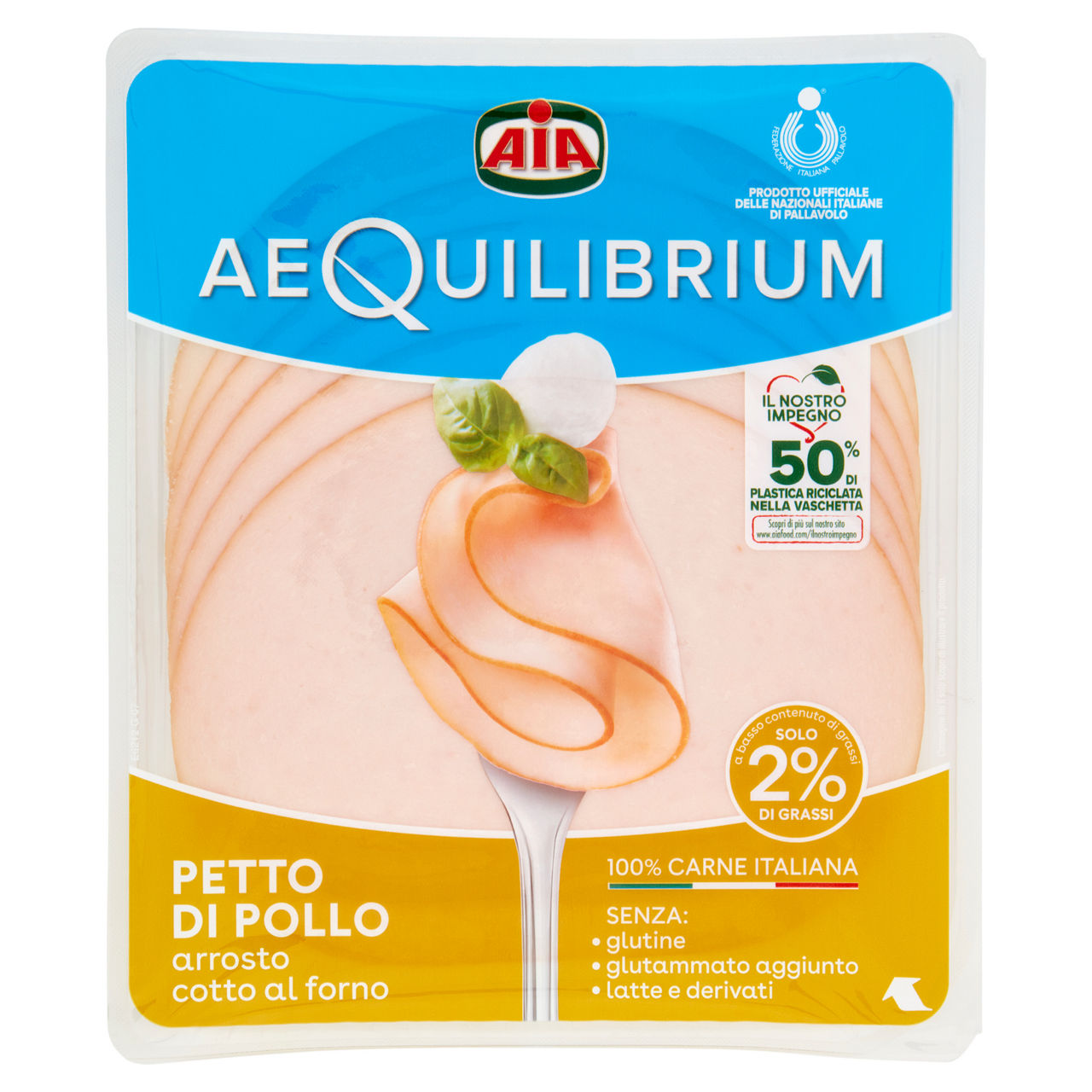 Petto di pollo arrosto cotto al forno affettato 130 gr - Immagine 01