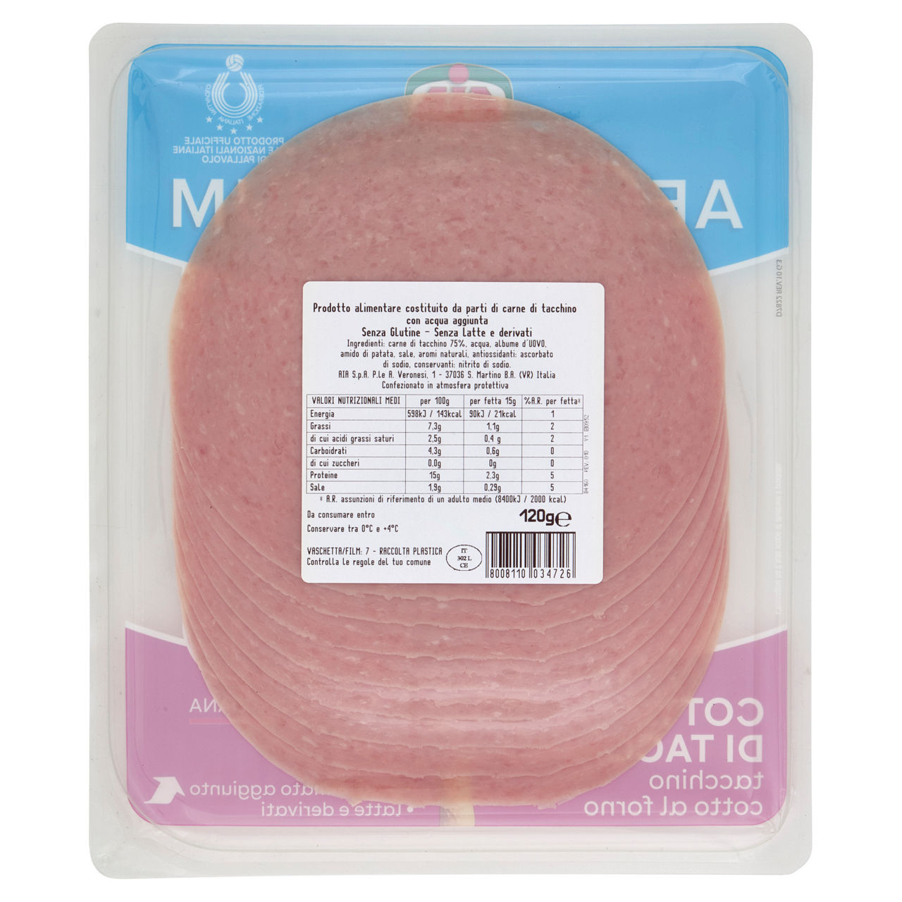 Tacchino cotto al forno affettato 120 gr - Immagine 41