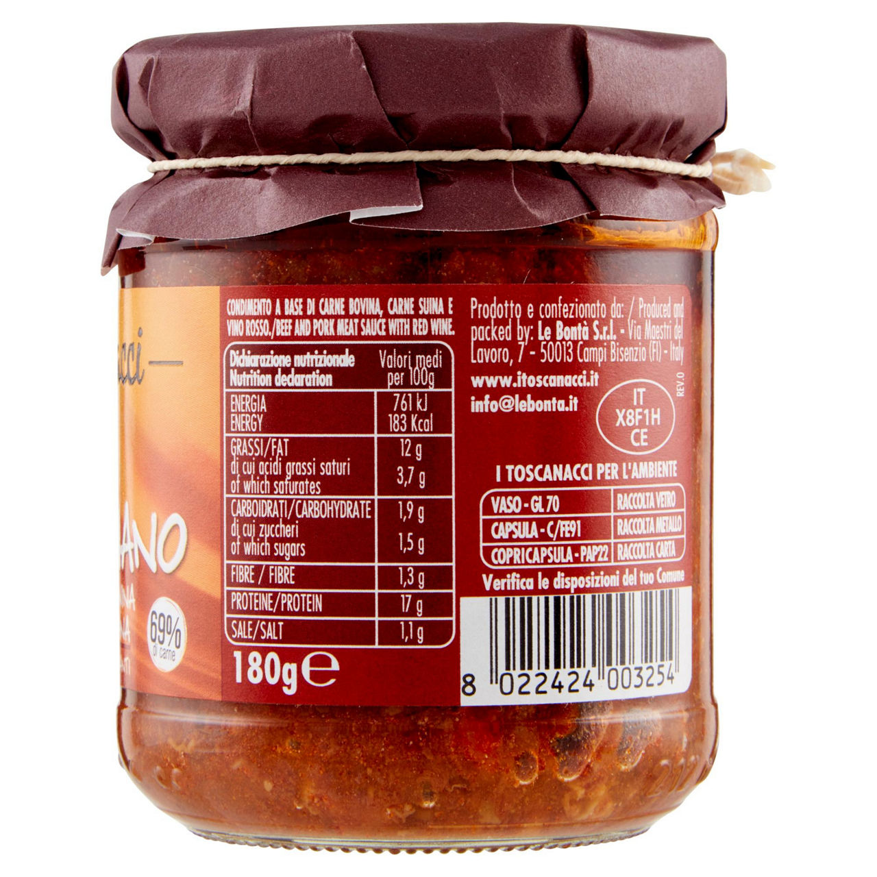 Ragù chiantigiano 180 g - Immagine 11