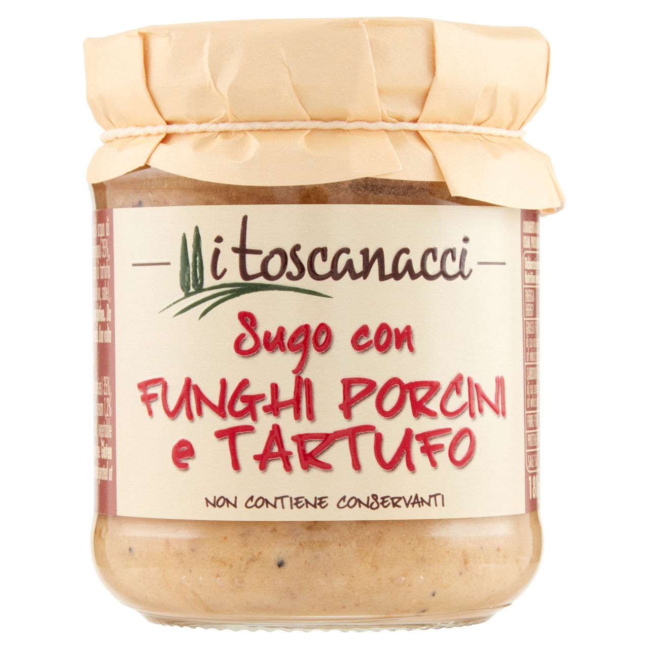 Sugo con funghi porcini e tartufo 180 gr - Immagine 01