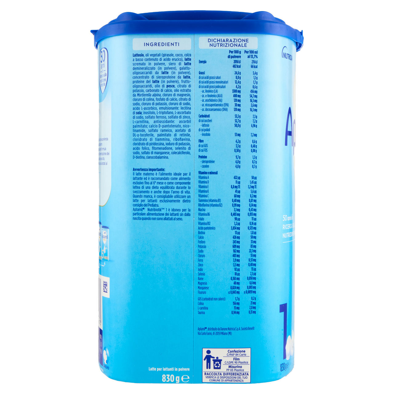 Latte per lattanti in polvere 1 partenza 830 gr - Immagine 41