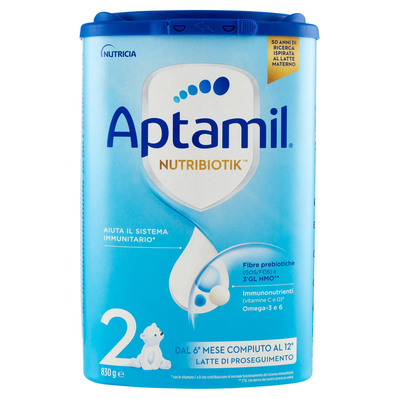 Latte di proseguimento 2 in polvere 830 gr - Immagine 01