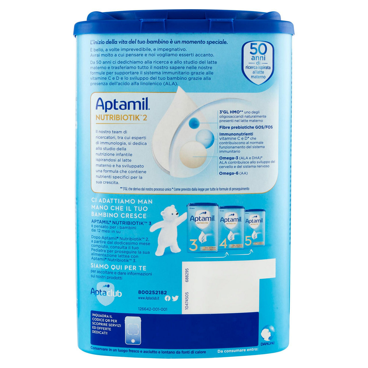 Latte di proseguimento 2 in polvere 830 gr - Immagine 111