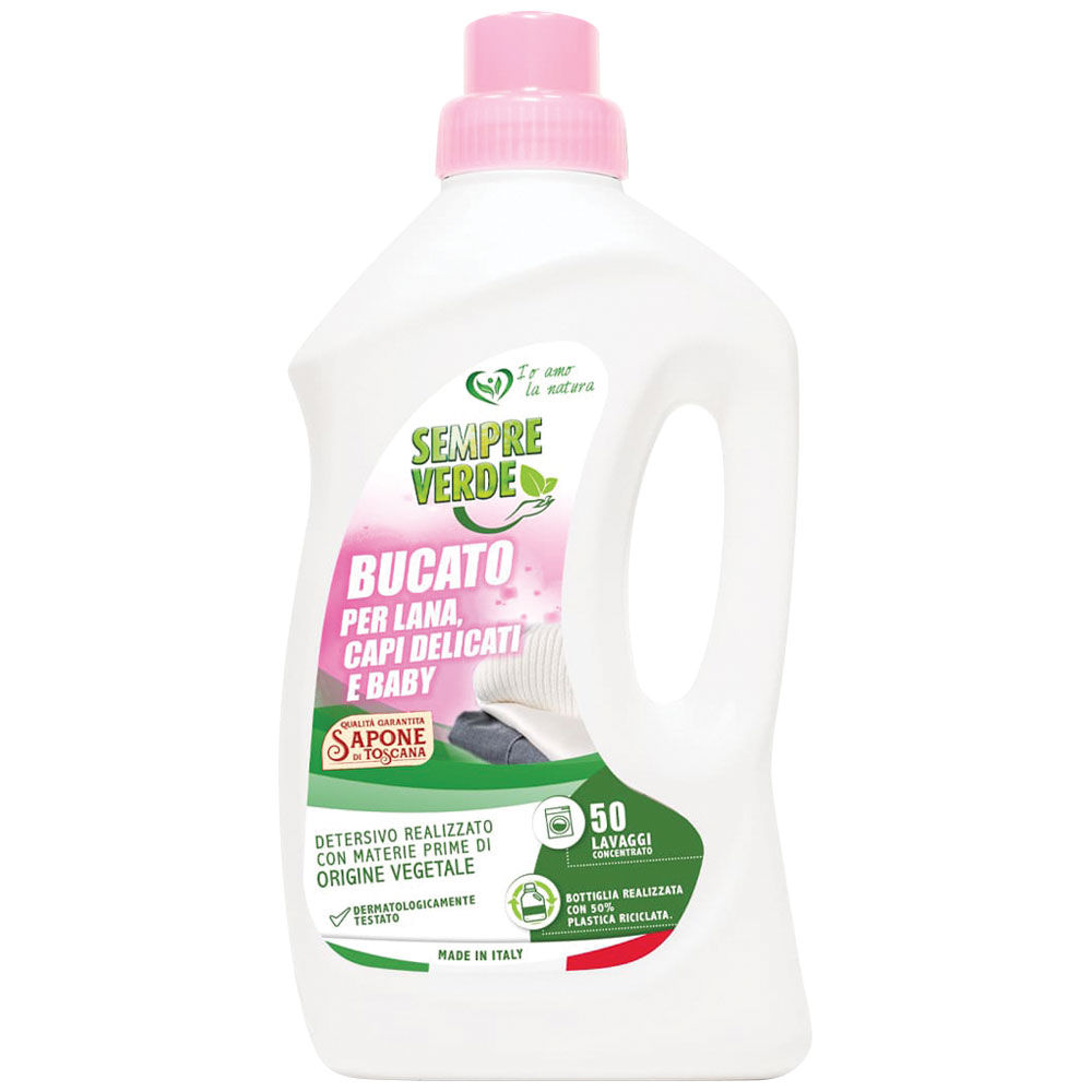 Detersivo liquido per lana e capi delicati 1 lt - Immagine 01