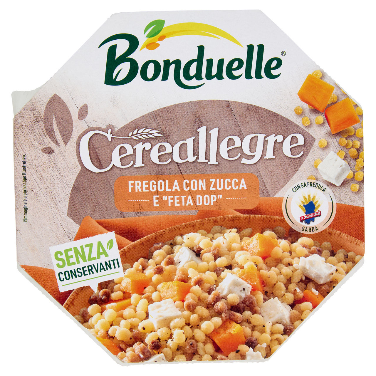 Fregola con zucca e Feta DOP 200 gr - Immagine 01