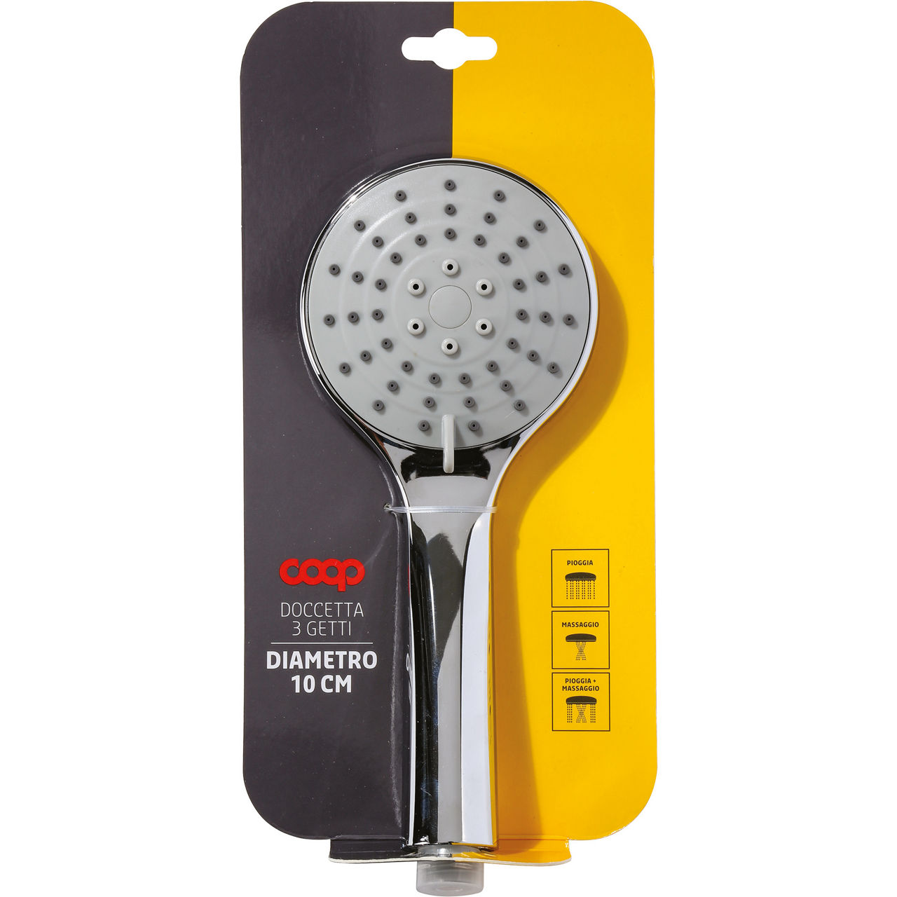 Doccetta 3 getti coop - diam 10cm - abs