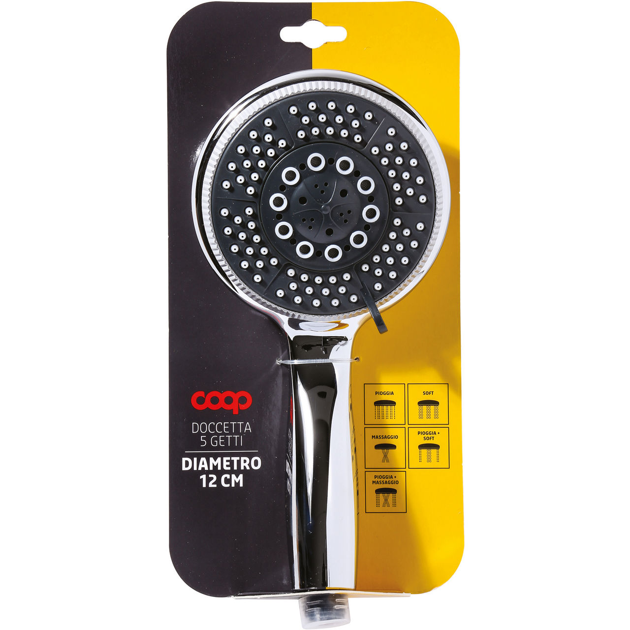 Doccetta 5 getti coop - diam 12cm - abs