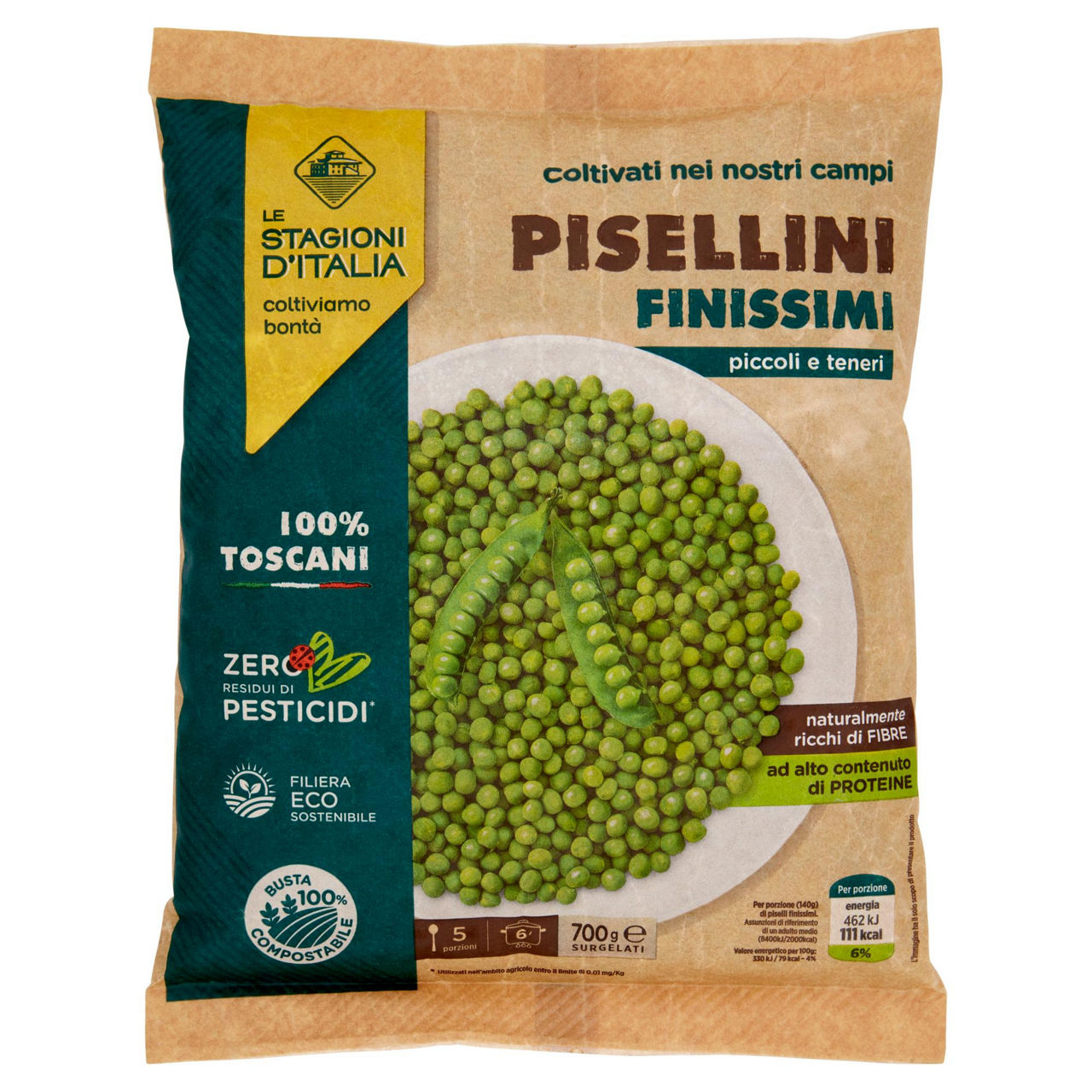 Pisellini finissimi surgelati 700 gr - Immagine 01