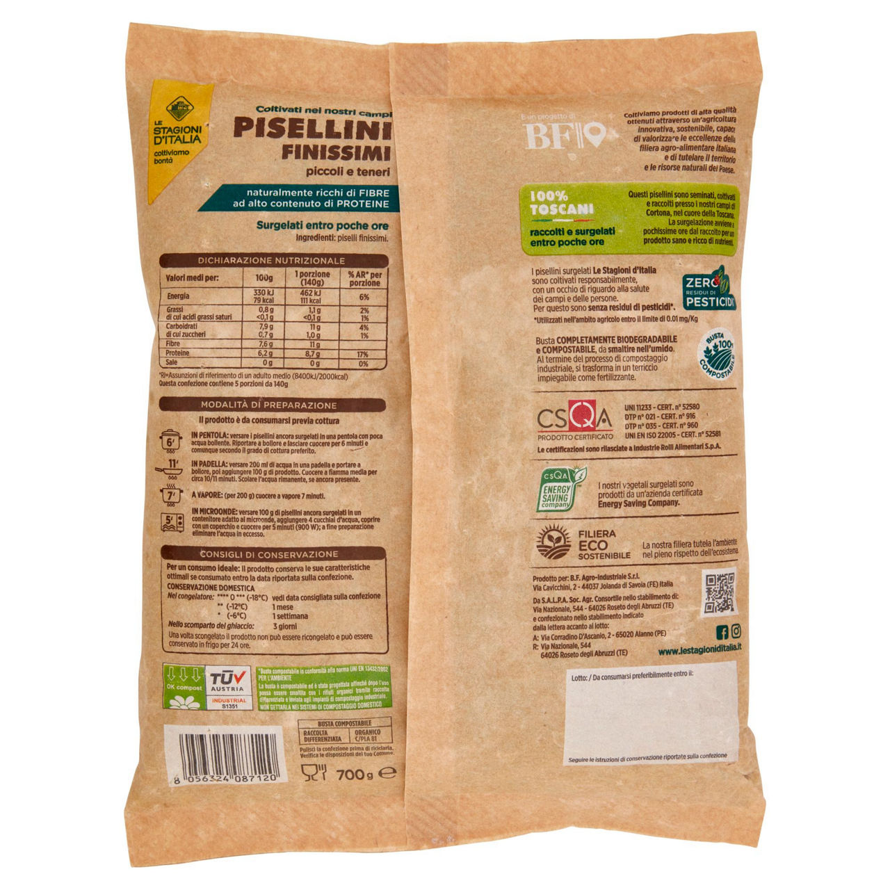 Pisellini finissimi surgelati 700 gr - Immagine 51